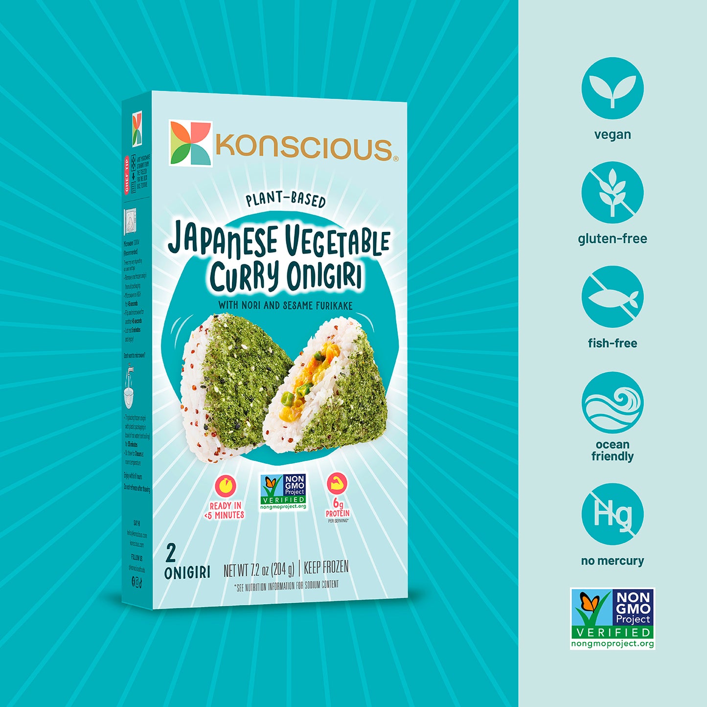 Japanese Vegetable Curry Onigiri