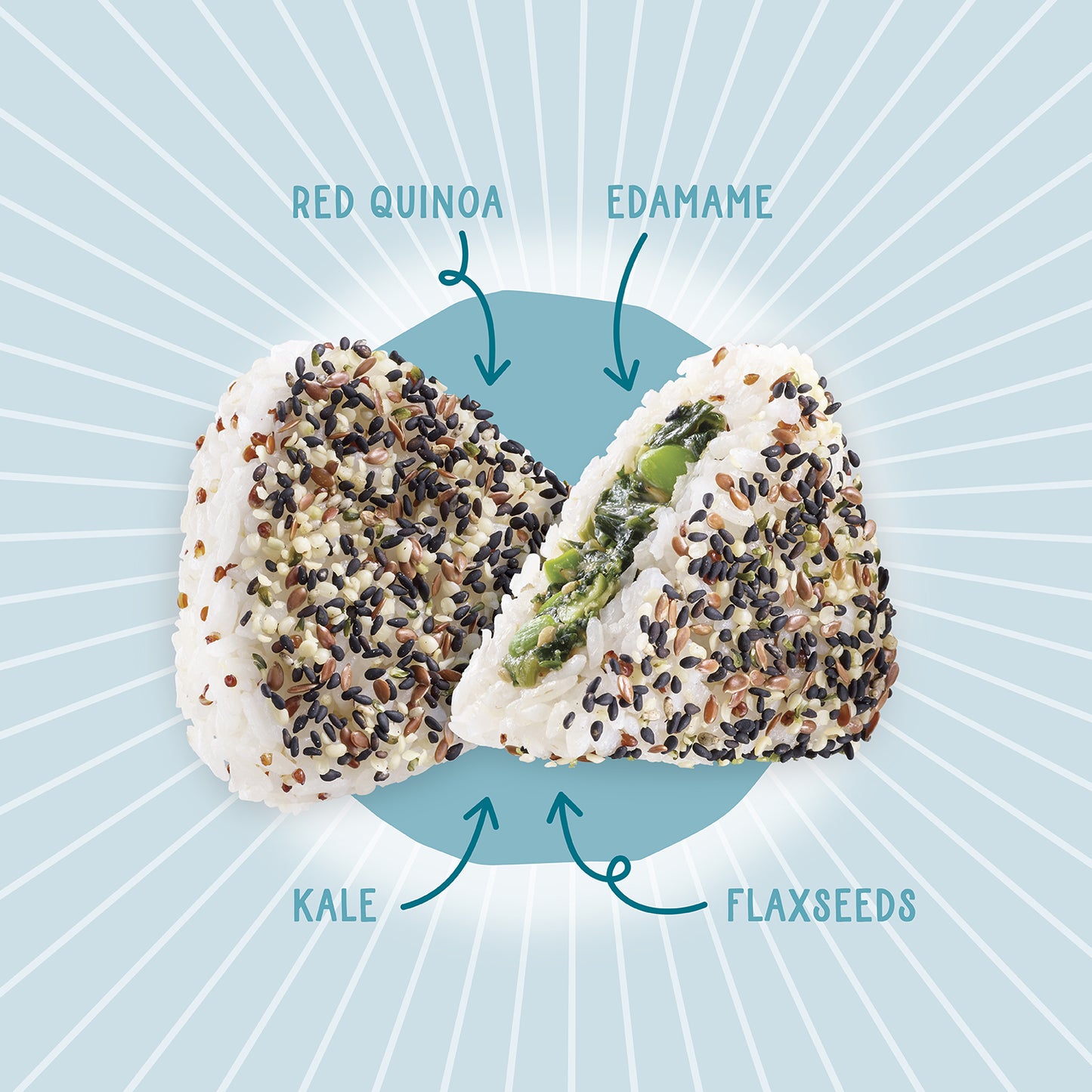 Kale Gomae Onigiri